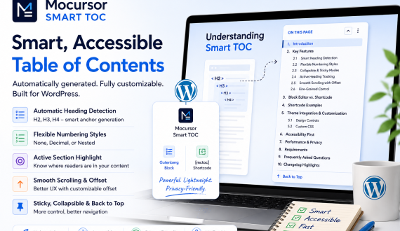 Mocursor smart TOC Documentation